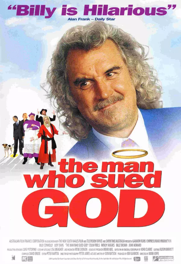 Poster for The Man Who Sued God