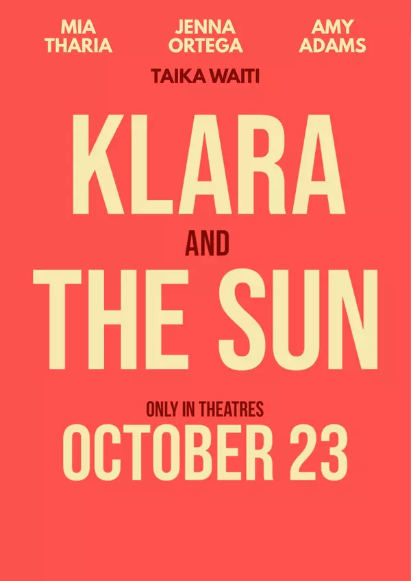 Poster for Klara and the Sun