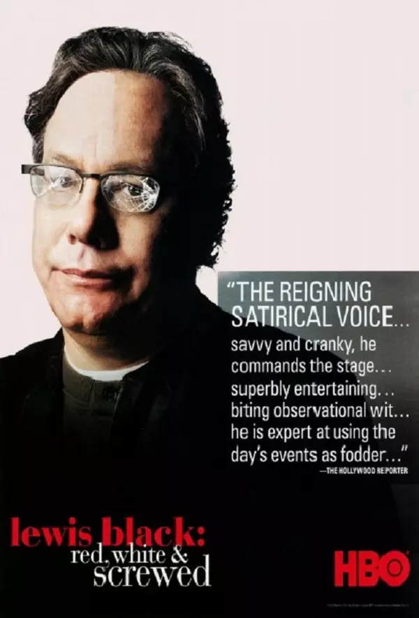 Poster for Lewis Black: Red, White & Screwed